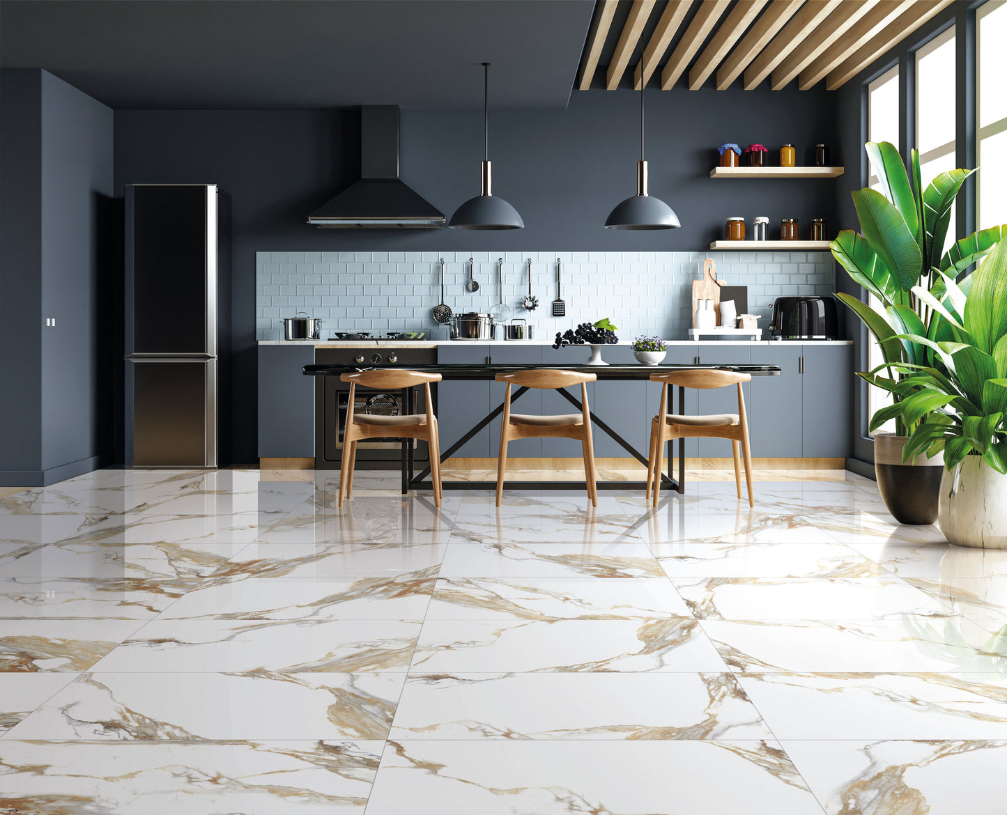 Autumn porcelain tile