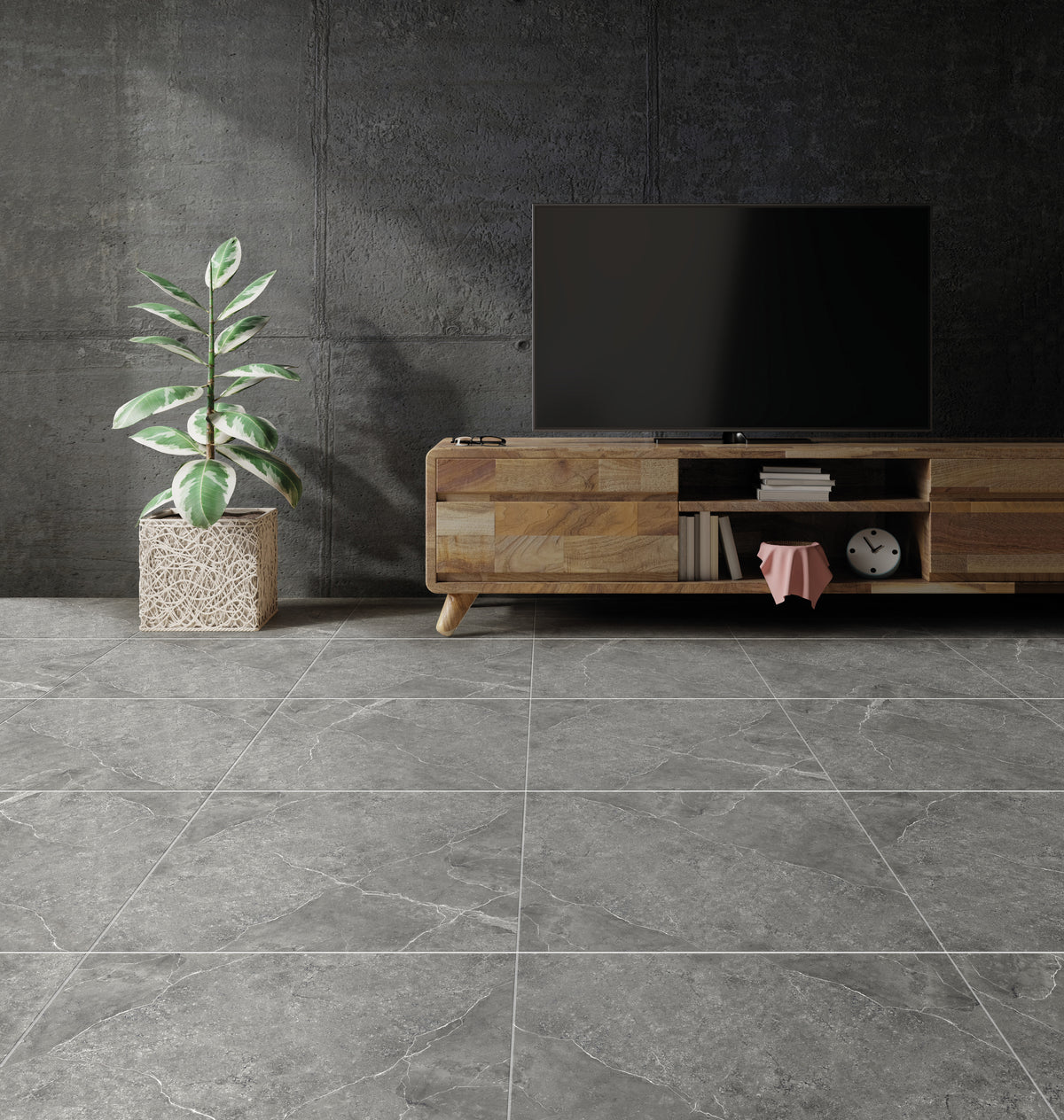 Nordic Grey porcelain tile