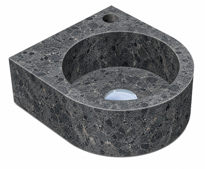 Angolo in Breccia Anthracite