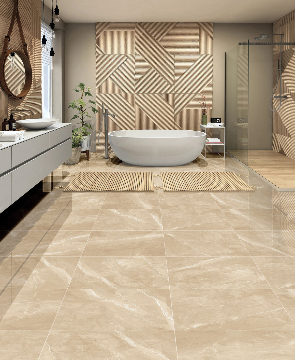 Adalya Armani Crema porcelain tile