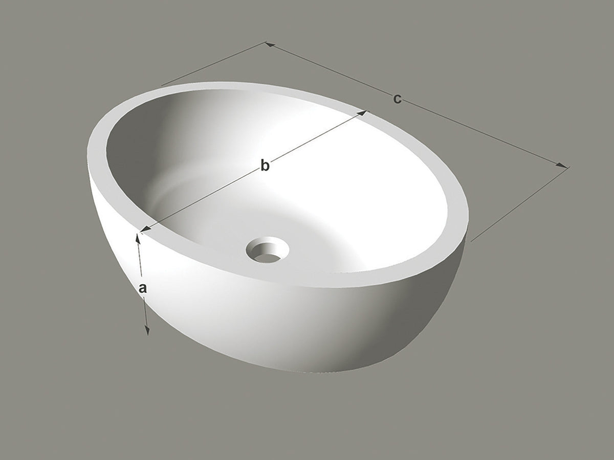 Genova — natural stone basin