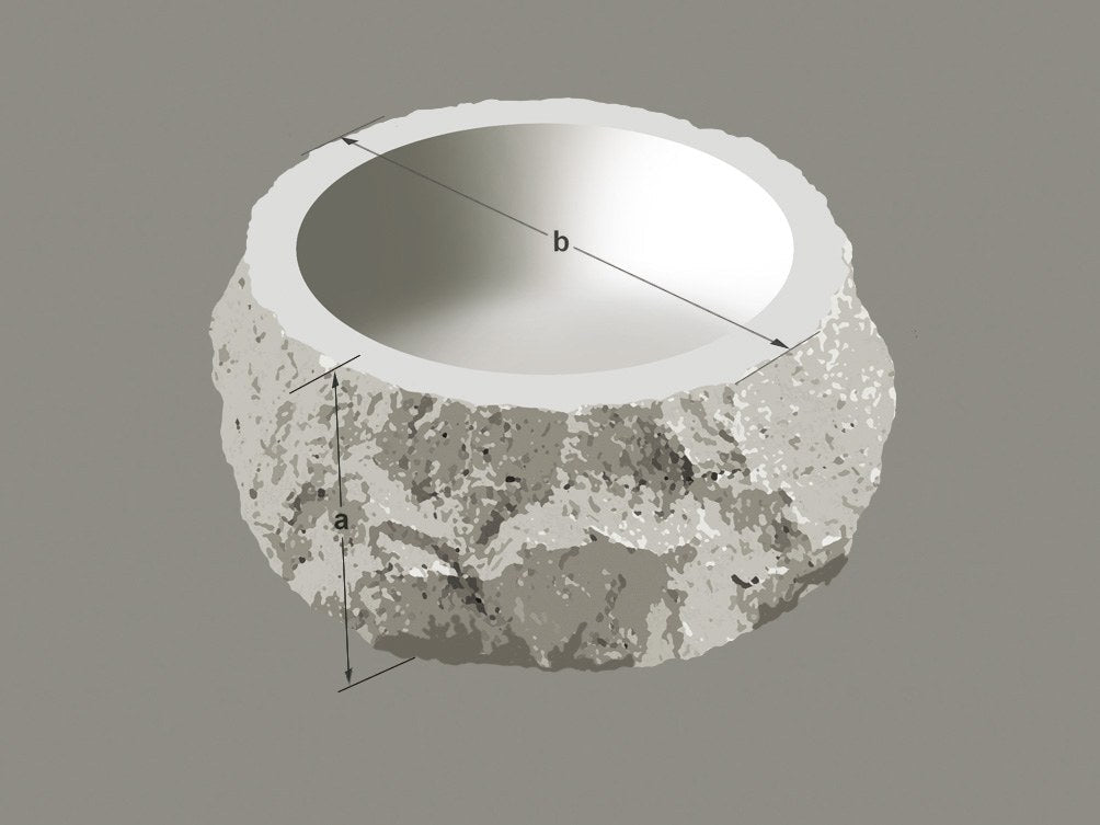 Rustica — natural stone basin