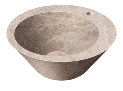 Vieste — natural stone basin