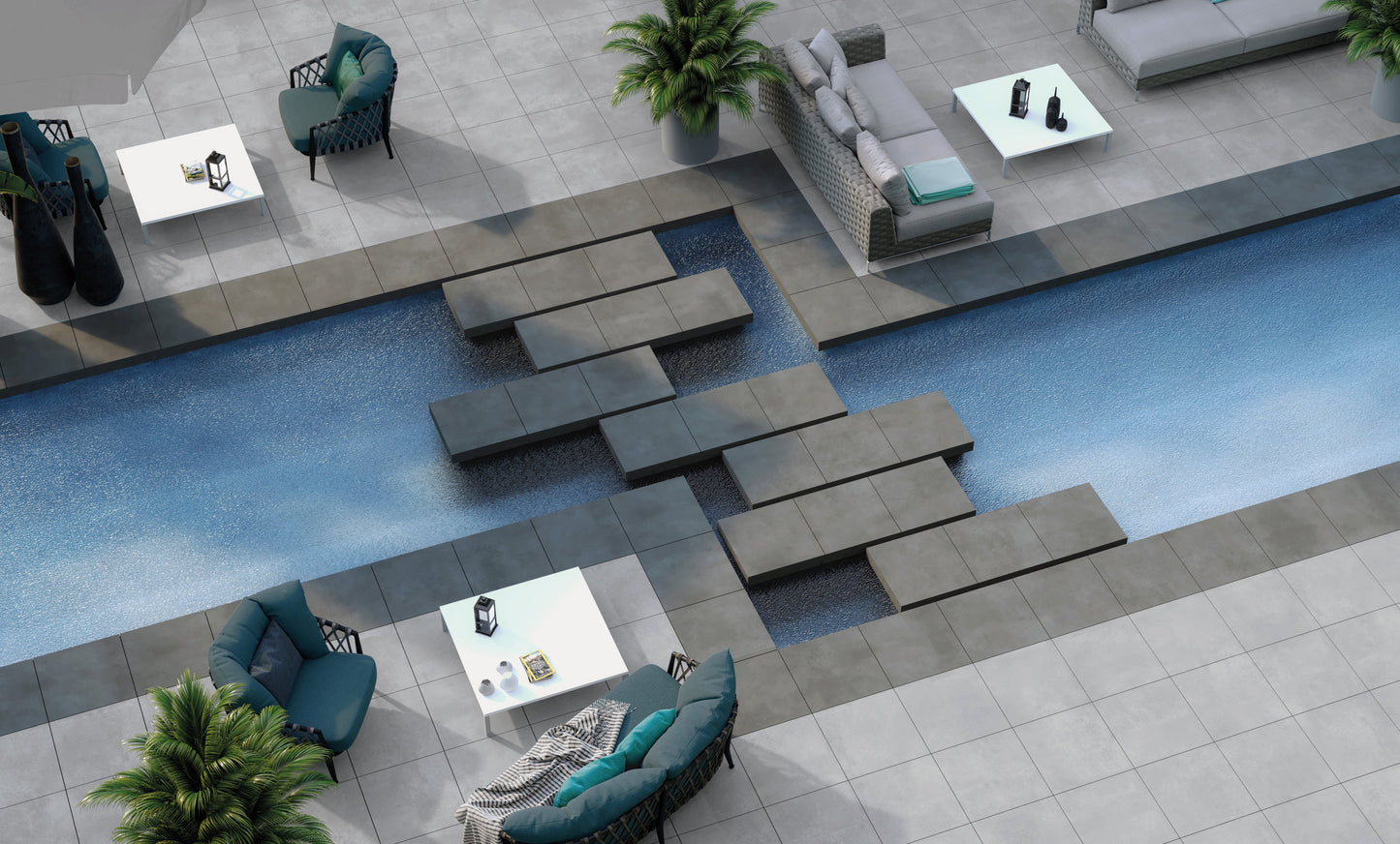 Cemento Grey porcelain tile