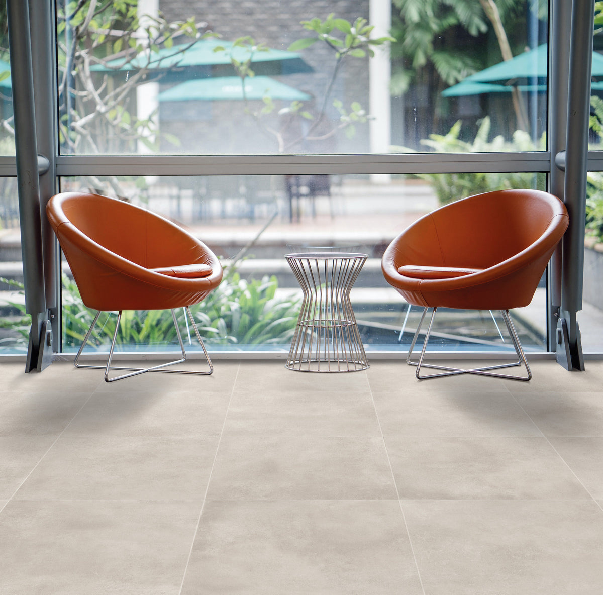 Cemento Ivory porcelain tile