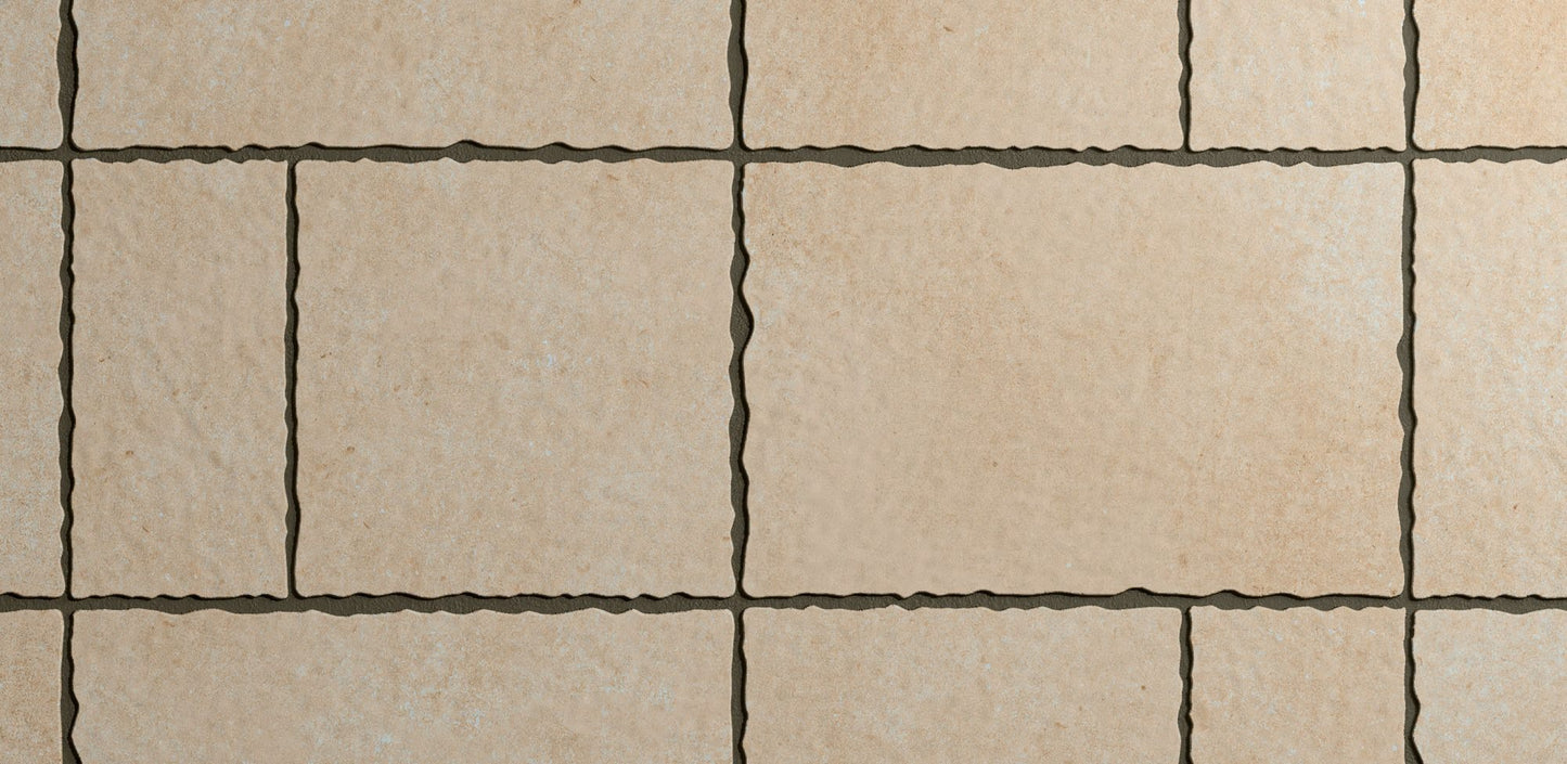 Cobble Modular Cenere Ivory porcelain tile