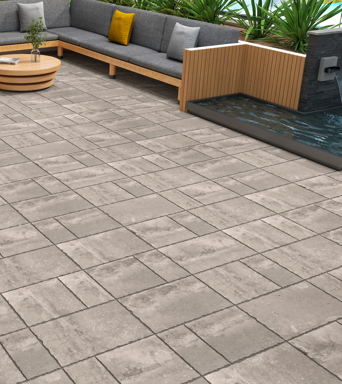 Cobble Modular Durango Ash porcelain tile