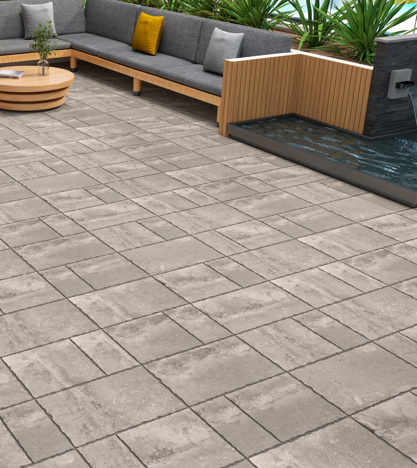 Cobble Modular Durango Ash porcelain tile