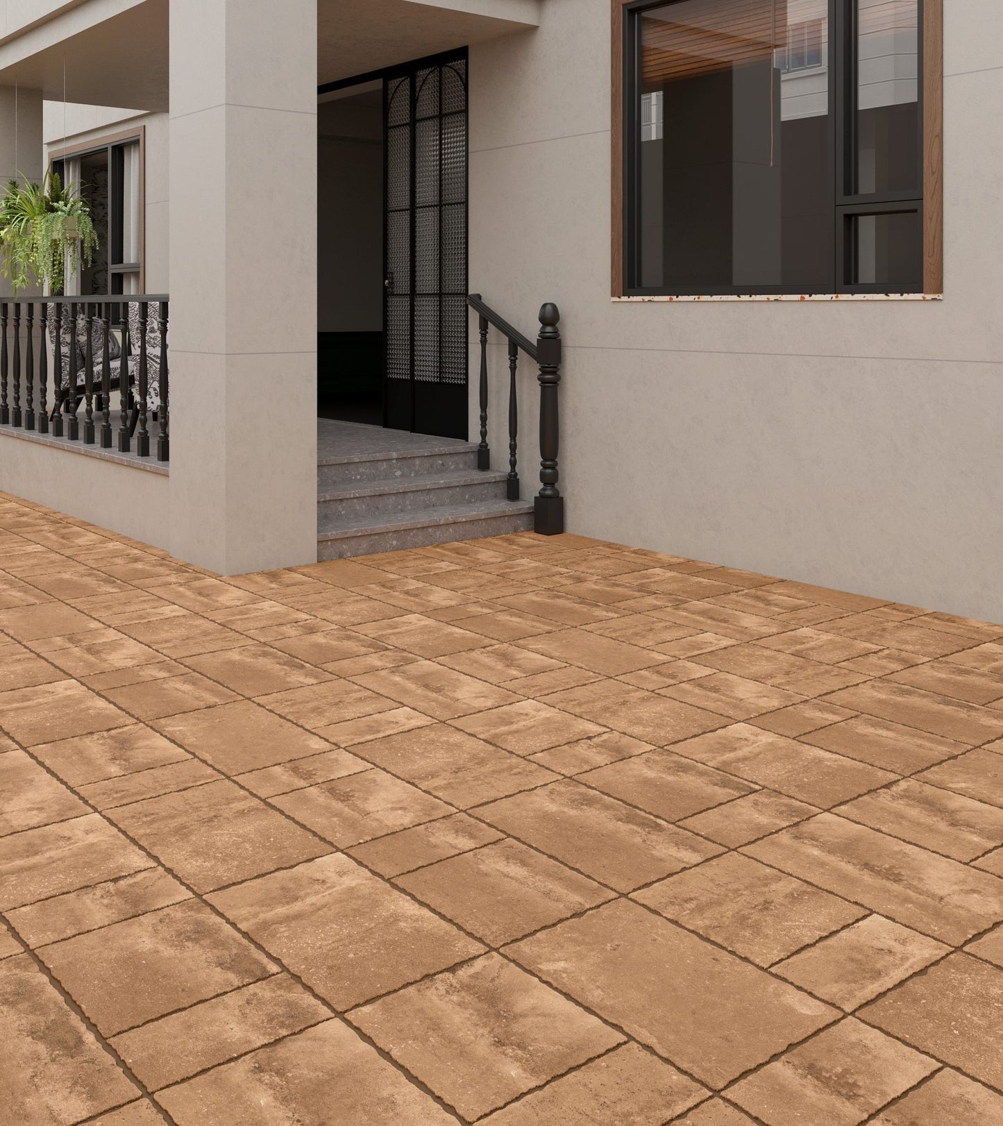 Cobble Modular Durango Cotto porcelain tile