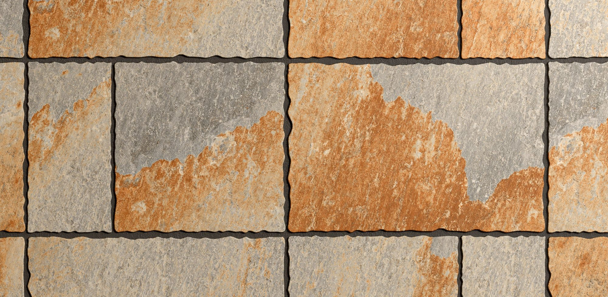 Cobble Modular Elegante Brown porcelain tile