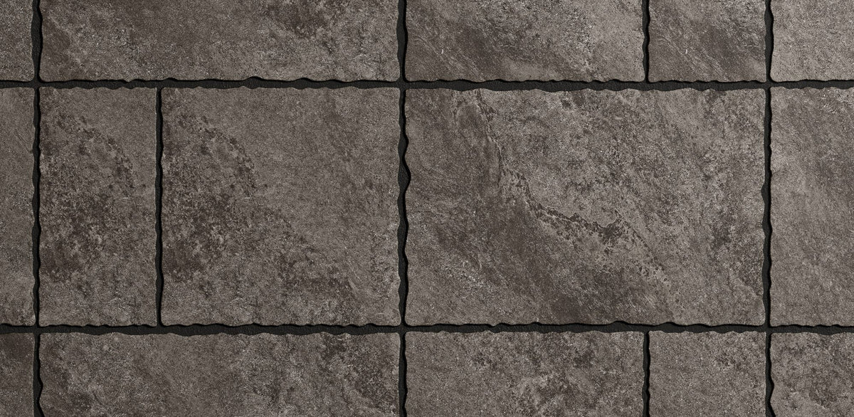Cobble Modular Jupiter Black porcelain tile