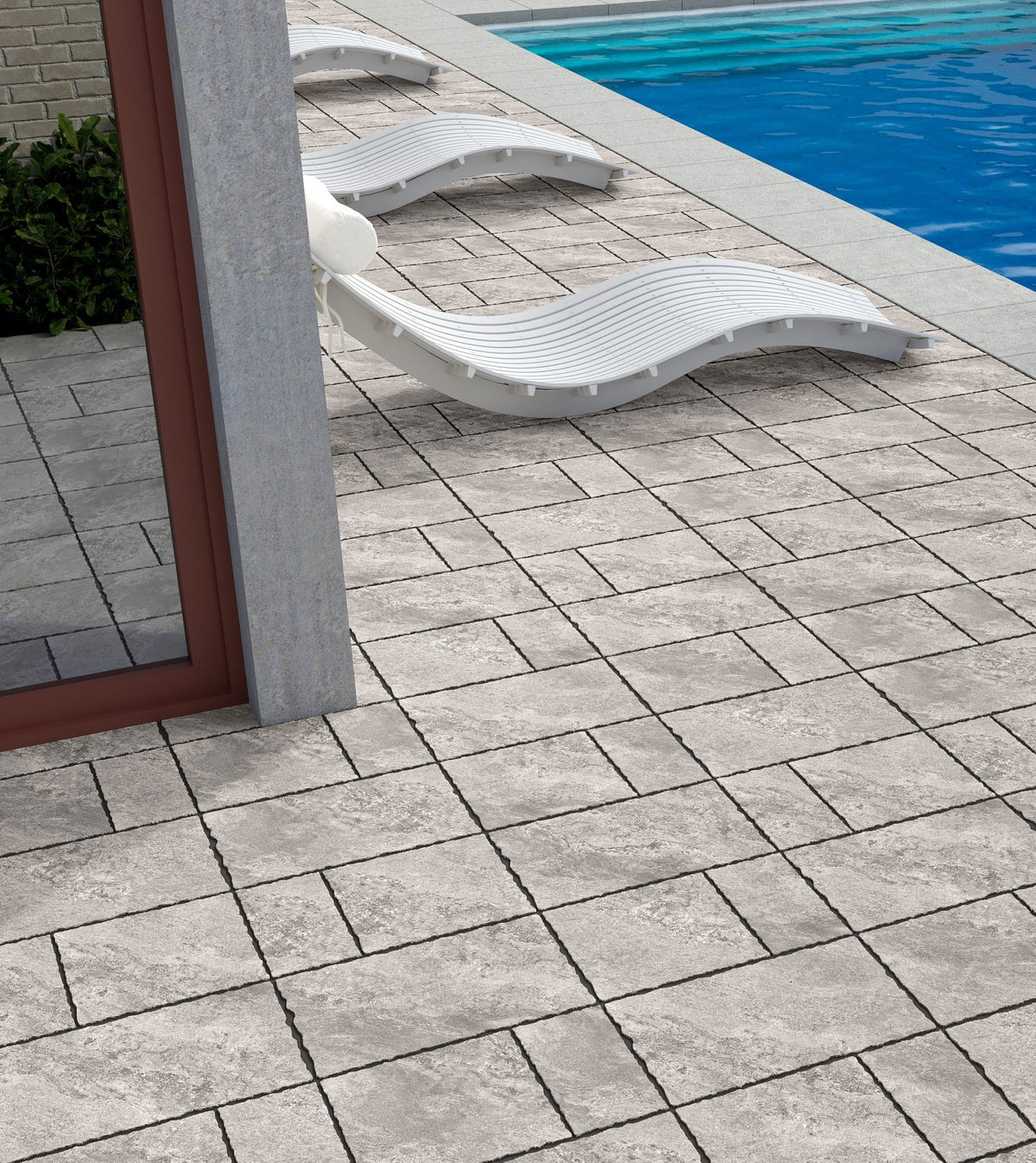 Cobble Modular Jupiter Grey porcelain tile