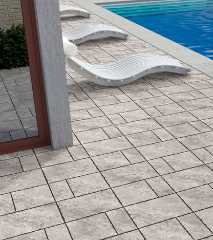 Cobble Modular Jupiter Grey porcelain tile