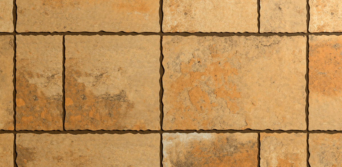 Cobble Modular Metastone Amber porcelain tile