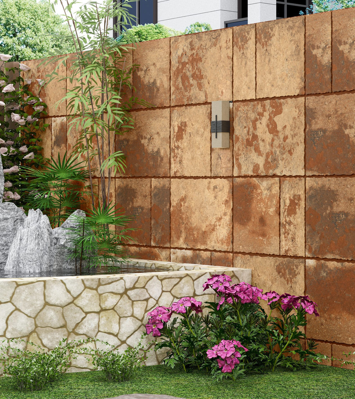 Cobble Modular Metastone Brick porcelain tile