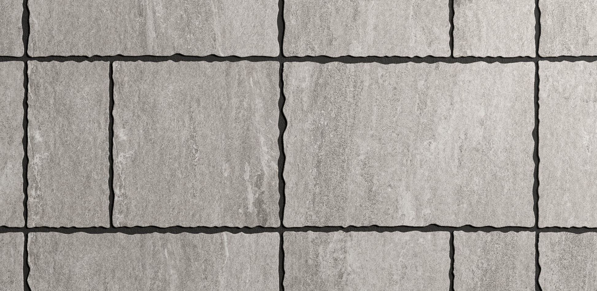 Cobble Modular Quartz Gray porcelain tile