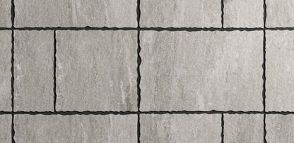 Cobble Modular Quartz Gray porcelain tile
