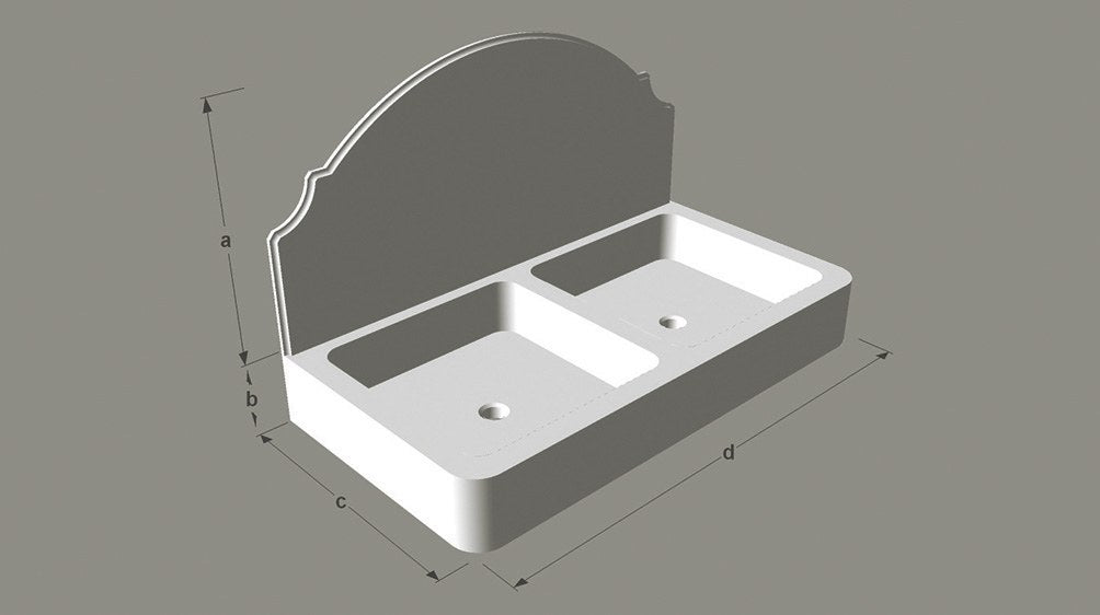 Toscana — natural stone kitchen basin