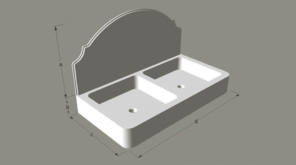 Toscana — natural stone kitchen basin