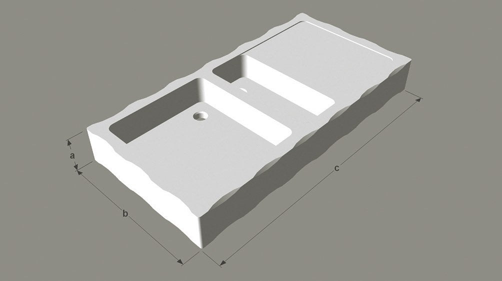 Alba — natural stone counter top