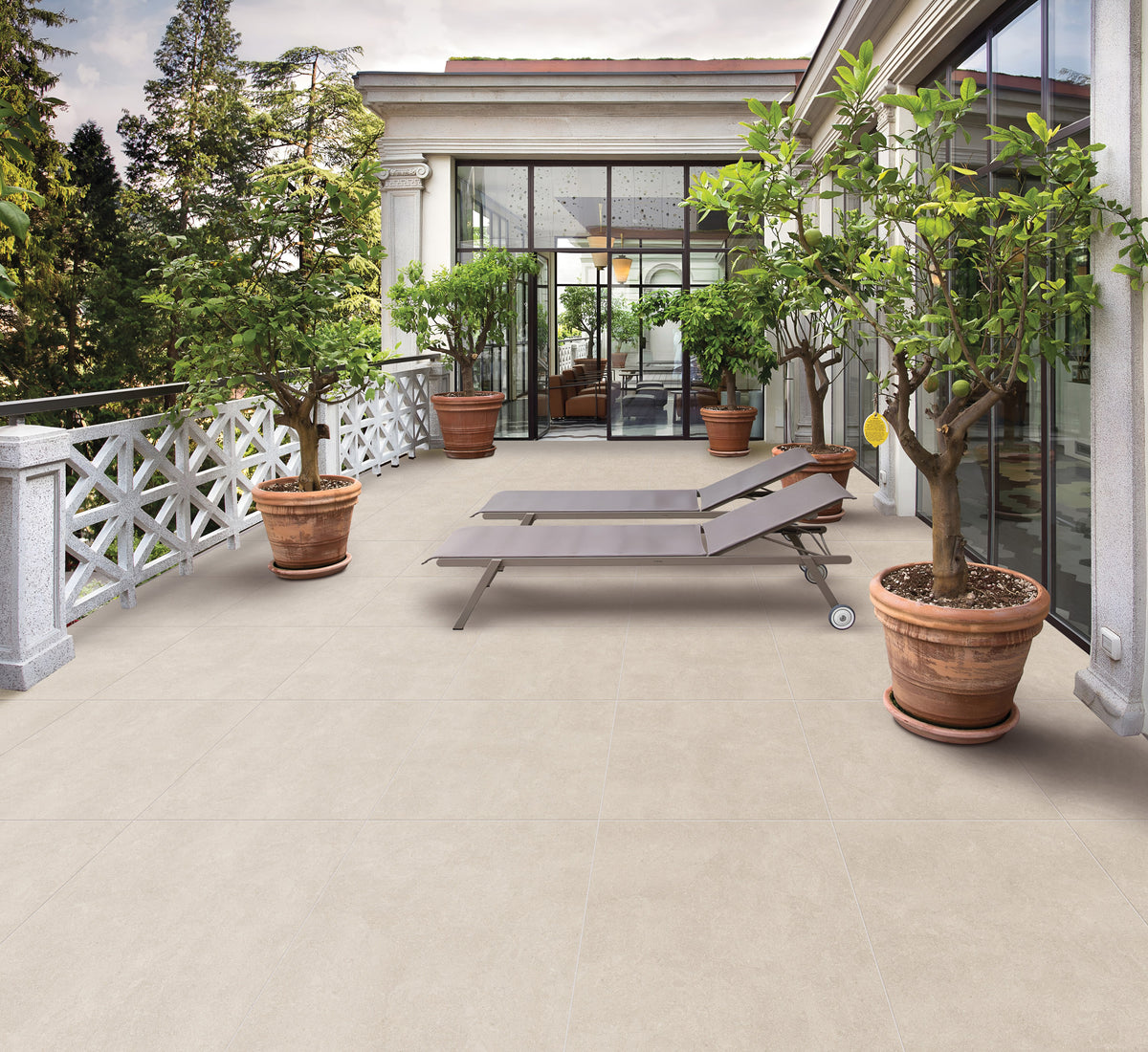 New Pietra Sand porcelain tile