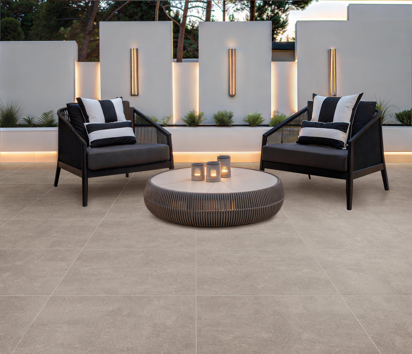 New Pietra Taupe porcelain tile