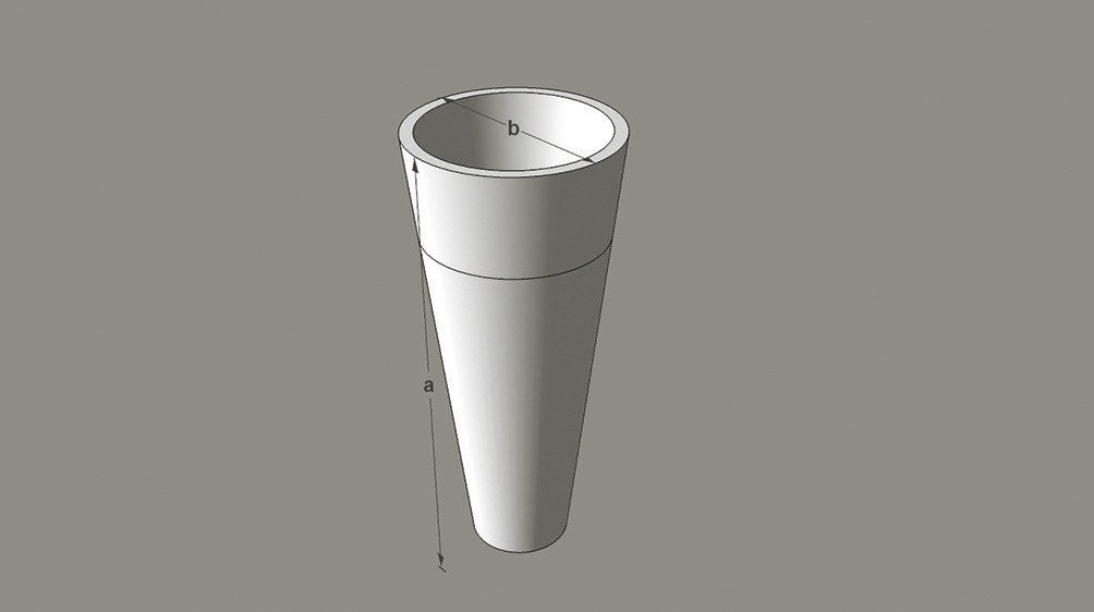 Torre — natural stone pedestal