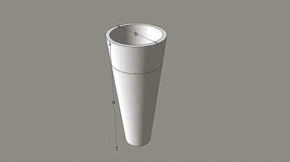 Torre — natural stone pedestal