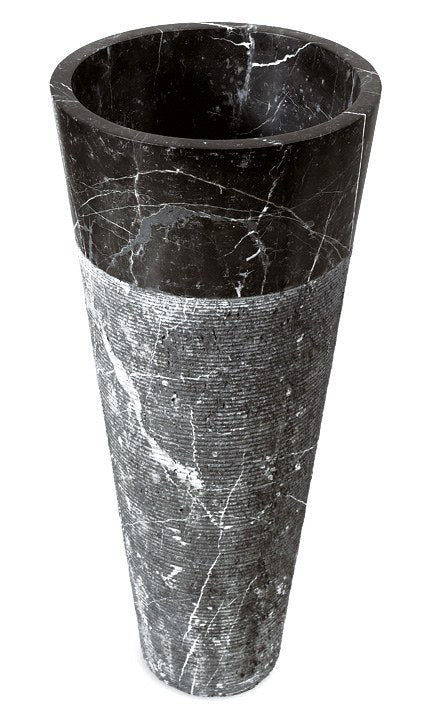 Torre — natural stone pedestal