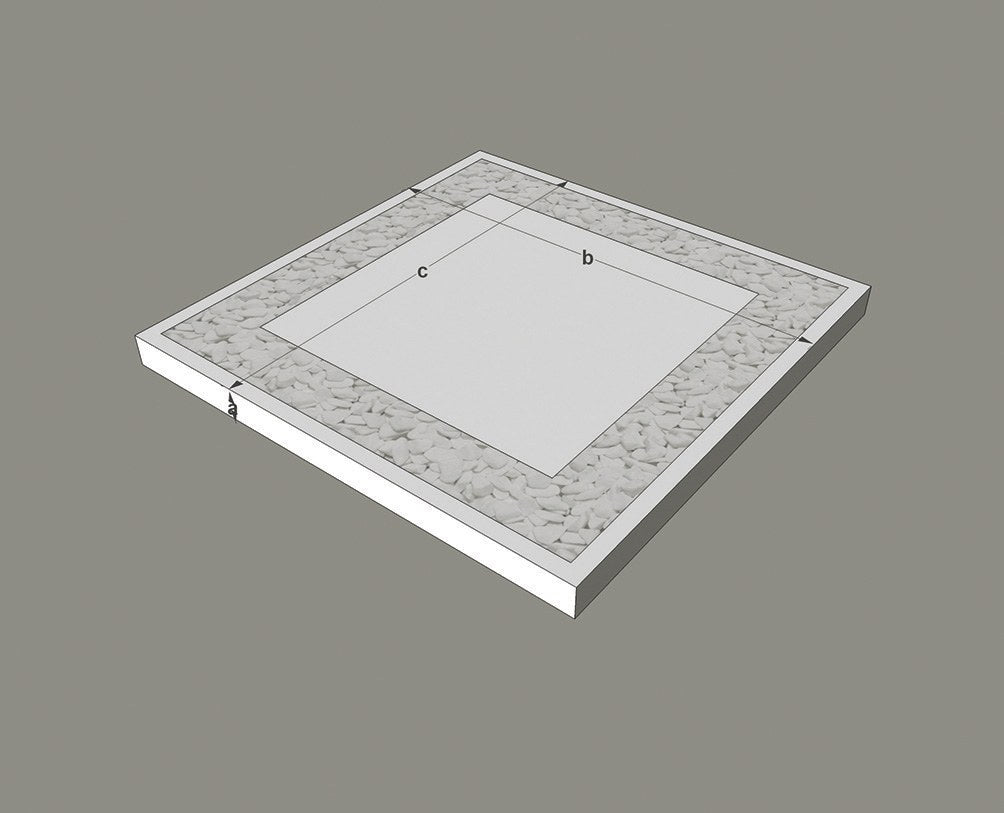 Levanto — natural stone shower base
