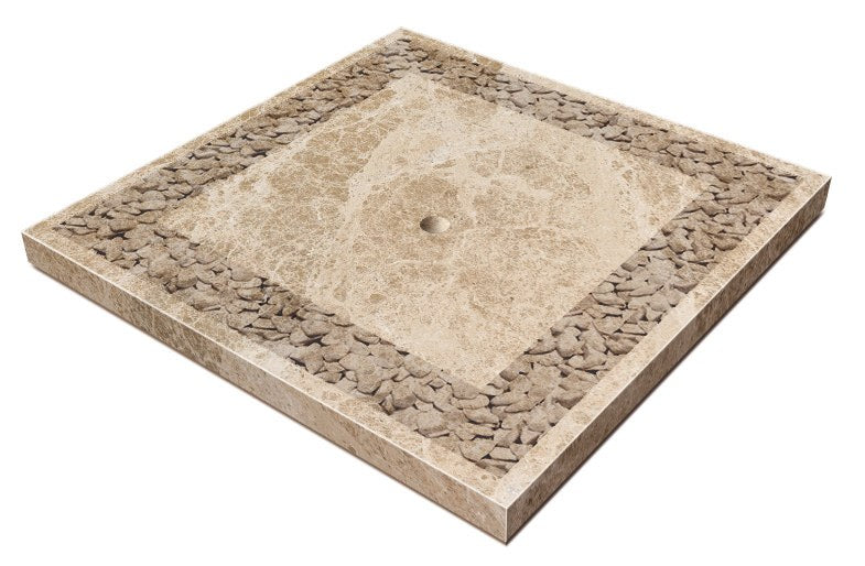 Levanto — natural stone shower base