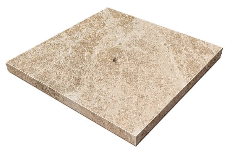 Salina — natural stone shower base