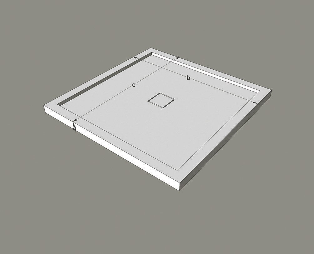 Ortigia — natural stone shower base