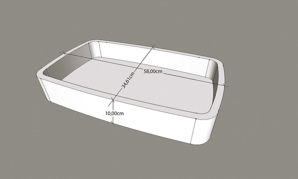 Bologna — natural stone basin