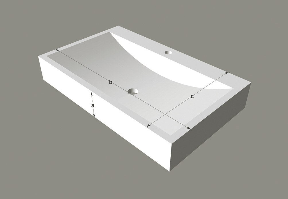 Brescia — natural stone basin