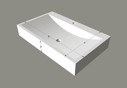 Brescia — natural stone basin