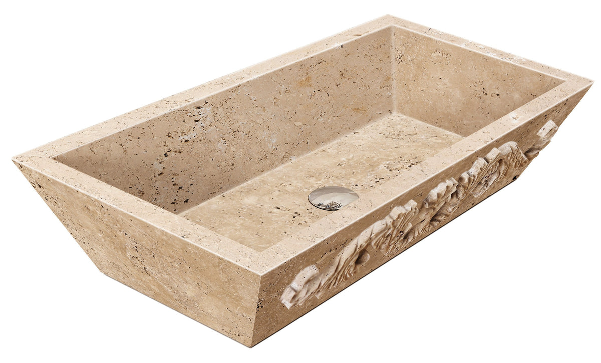 Pisa — natural stone basin