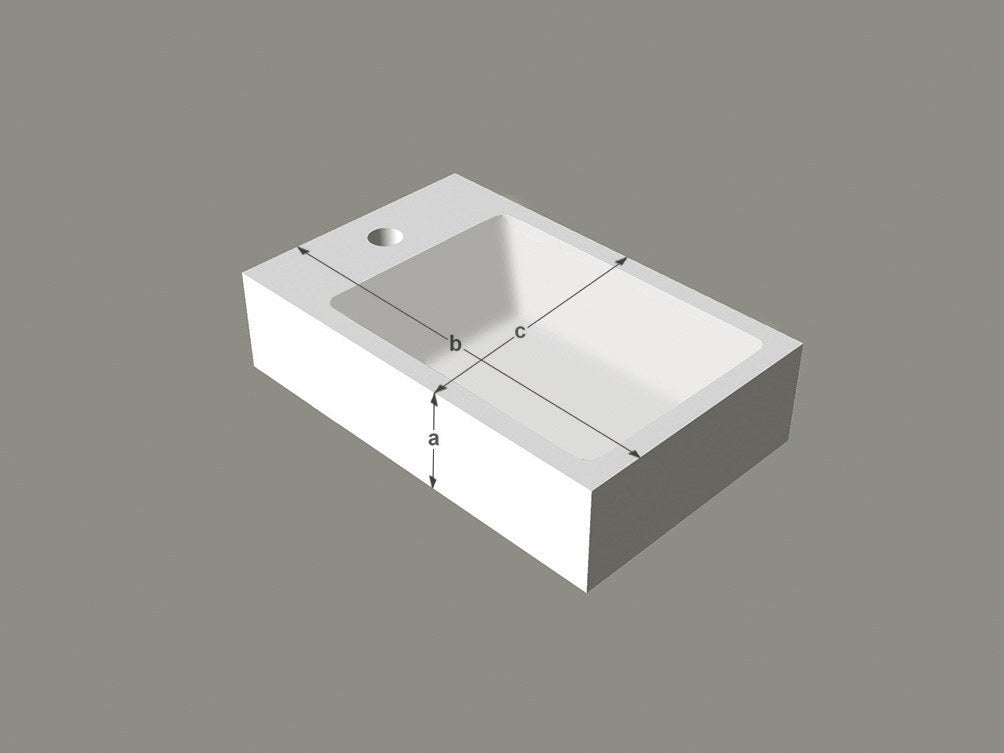 Monza — natural stone basin
