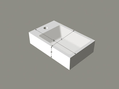 Monza — natural stone basin