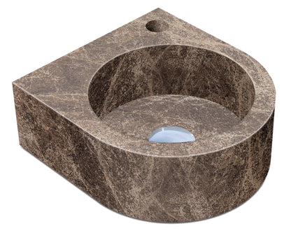 Angolo — natural stone basin