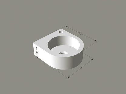 Angolo — natural stone basin