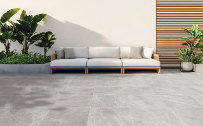 Torino Light Grey porcelain tile