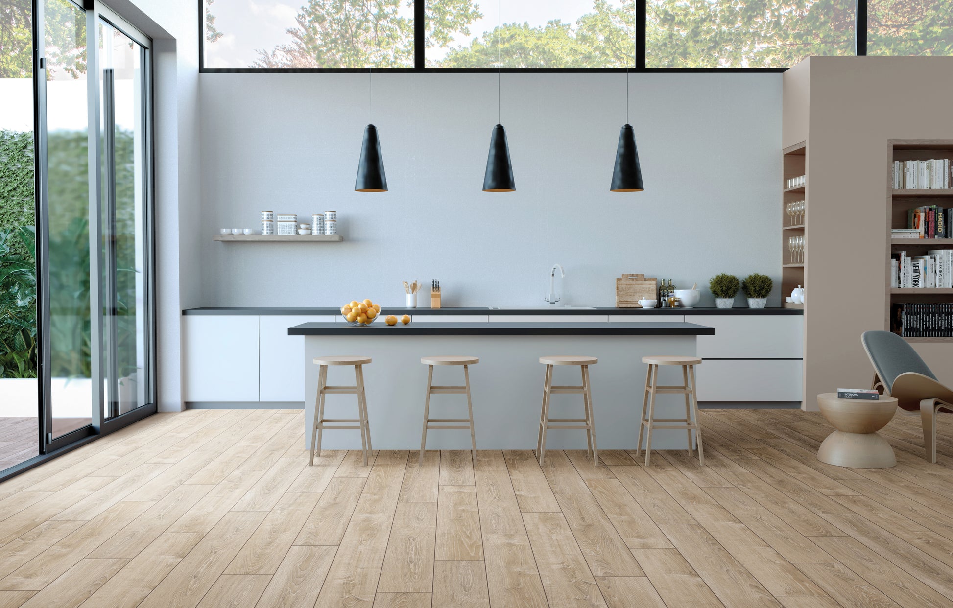 Trendwood Light porcelain tile
